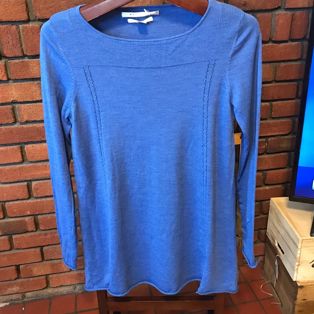 Max studio fine merino long sweater size XL